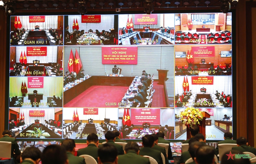 Bộ Quốc phòng tổng kết Công tác hội nhập quốc tế và đối ngoại quốc phòng năm 2024