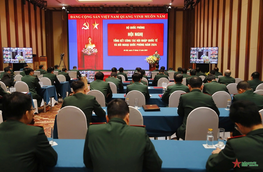 Bộ Quốc phòng tổng kết Công tác hội nhập quốc tế và đối ngoại quốc phòng năm 2024