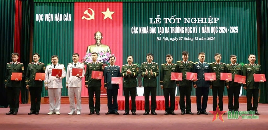 Học viện Hậu cần: Góp phần cung cấp những sĩ quan hậu cần, kỹ thuật ưu tú cho quân đội