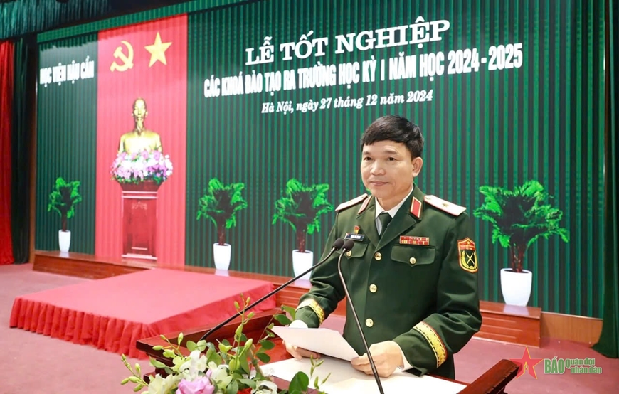 Học viện Hậu cần: Góp phần cung cấp những sĩ quan hậu cần, kỹ thuật ưu tú cho quân đội