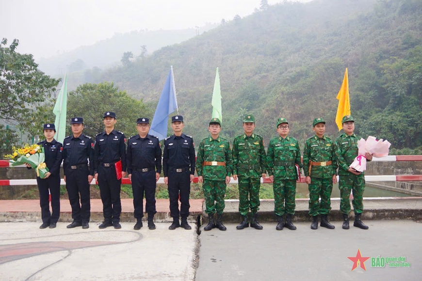 Bộ đội Biên phòng tỉnh Lai Châu tuần tra liên hợp trên biên giới năm 2024