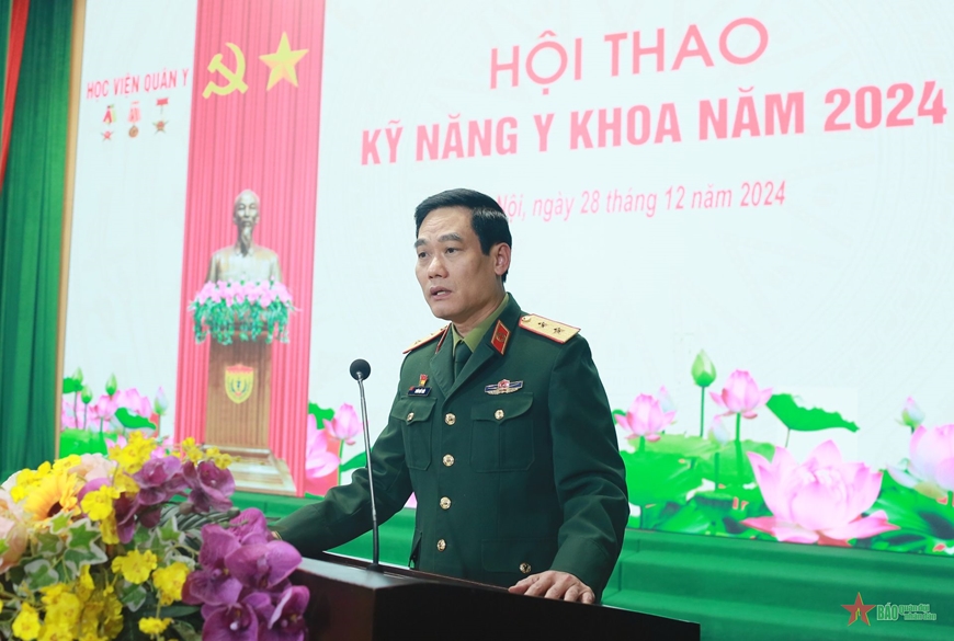 Học viện Quân y: 6 đội tuyển đua tài tại Hội thao Kỹ năng y khoa năm 2024
