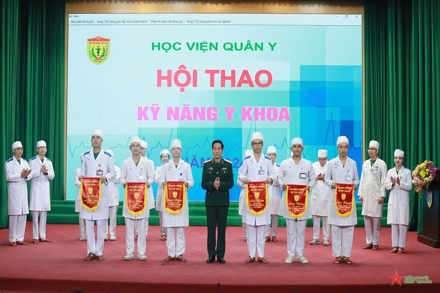 Học viện Quân y: 6 đội tuyển đua tài tại Hội thao Kỹ năng y khoa năm 2024