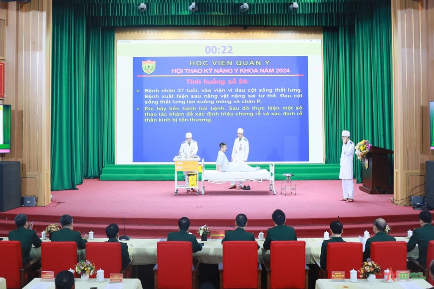 Học viện Quân y: 6 đội tuyển đua tài tại Hội thao Kỹ năng y khoa năm 2024