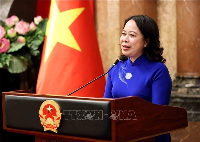 Phó chủ tịch nước gặp mặt các học sinh đoạt giải Olympic và Khoa học kỹ thuật quốc tế năm 2024