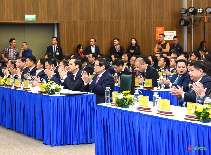 Thủ tướng Phạm Minh Chính dự Hội nghị tổng kết năm 2024 và triển khai nhiệm vụ năm 2025 của ngành kế hoạch và đầu tư