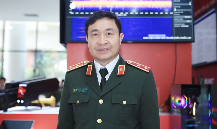 Trung tướng Nguyễn Minh Chính, Cục trưởng Cục An ninh mạng và phòng, chống tội phạm sử dụng công nghệ cao. Ảnh: CAND