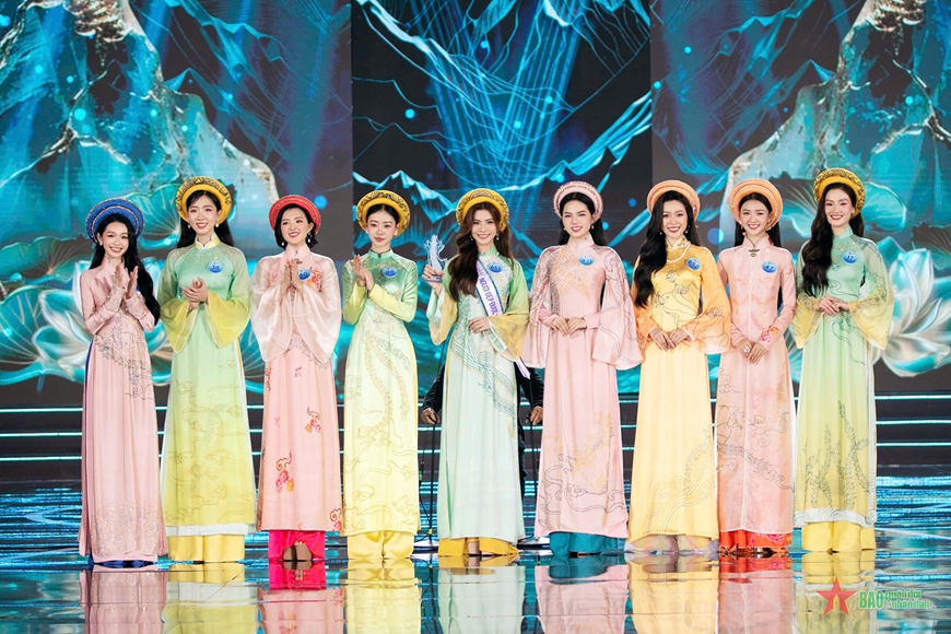 Top 9 Hoa hậu Quốc gia Việt Nam 2024.