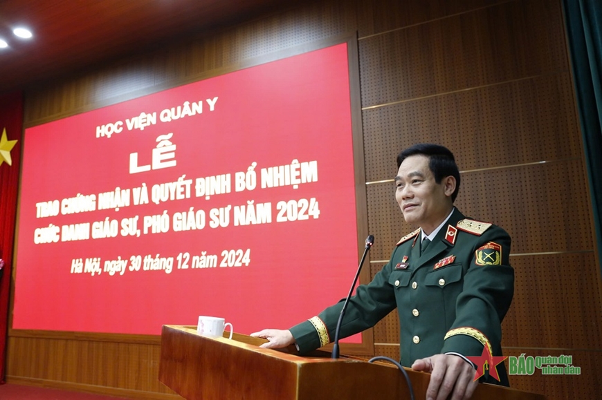 Học viện Quân y có thêm 7 phó giáo sư