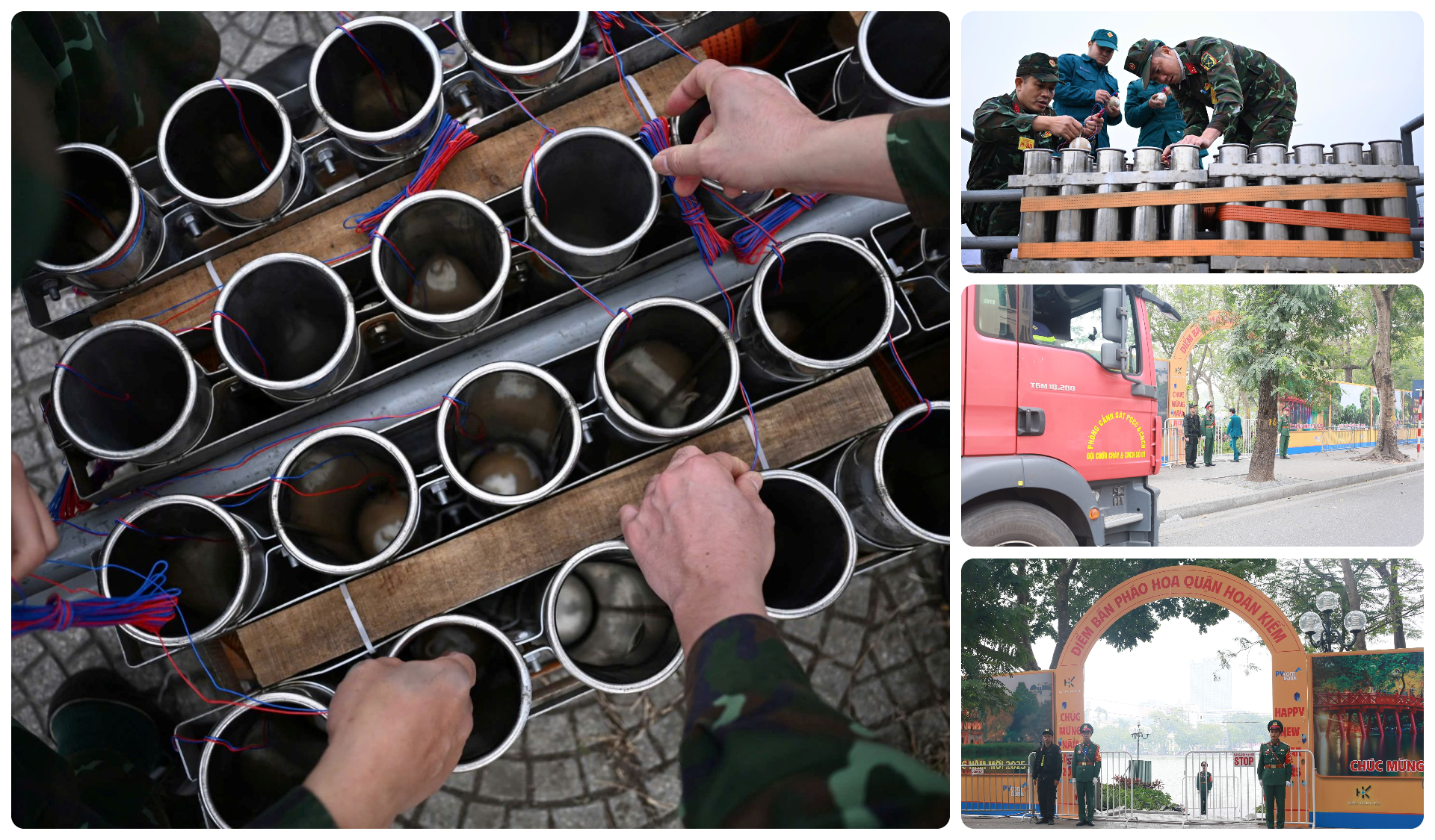 Hà Nội: Khẩn trương hoàn thành các trận địa bắn pháo hoa phục vụ đón năm mới 2025