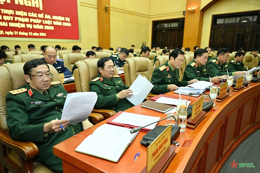 Nâng cao chất lượng, tiến độ công tác xây dựng văn bản quy phạm pháp luật trong Bộ Quốc phòng