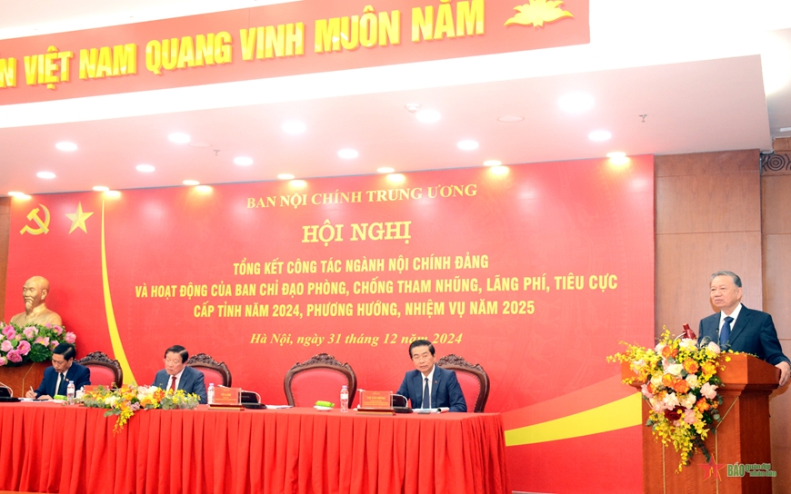 Tổng Bí thư Tô Lâm: Cán bộ ngành Nội chính Đảng phải “chắc - sắc - đắc”