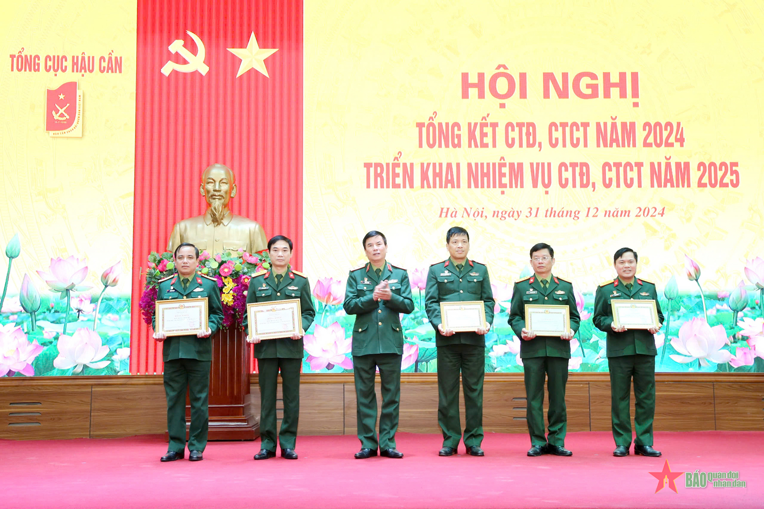 Tổng cục Hậu cần tổng kết công tác Đảng, công tác chính trị năm 2024