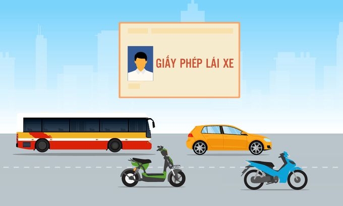 Từ 1-1-2025, thực hiện trừ điểm giấy phép lái xe