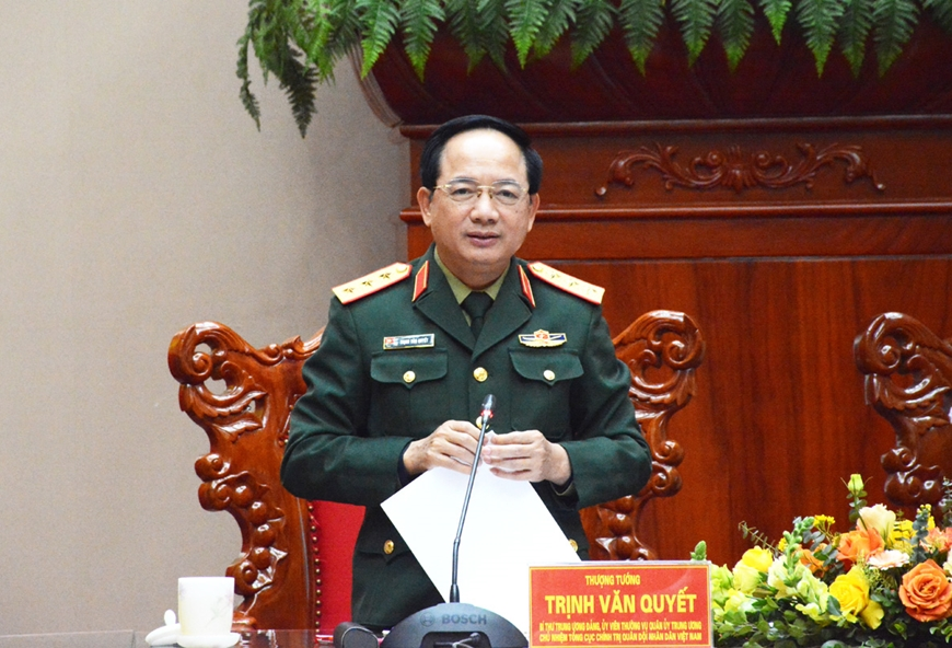 Thượng tướng Trịnh Văn Quyết dự, chỉ đạo Hội nghị Đảng ủy Bộ đội Biên phòng ra Nghị quyết lãnh đạo thực hiện nhiệm vụ năm 2025