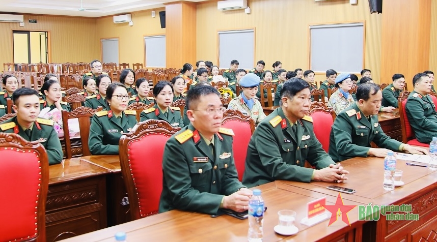 Học viện Chính trị gặp mặt sĩ quan thực hiện nhiệm vụ gìn giữ hòa bình Liên hợp quốc