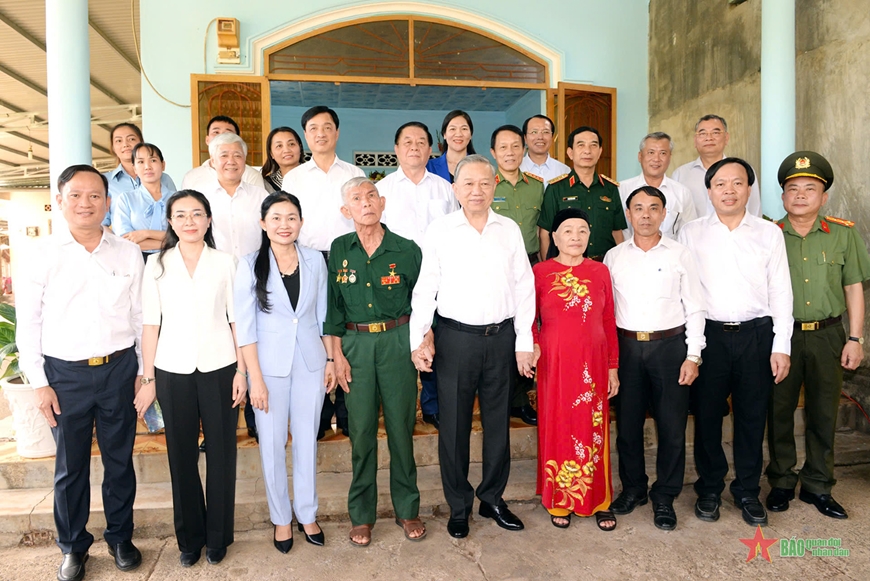 Tổng Bí thư Tô Lâm làm việc với Công an tỉnh Bình Phước