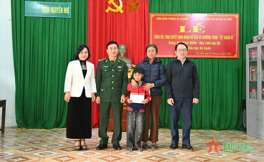 Kịp thời hỗ trợ cháu học sinh có hoàn cảnh khó khăn có nguy cơ bỏ học