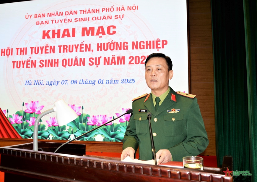Bộ tư lệnh Thủ đô Hà Nội khai mạc Hội thi tuyên truyền, hướng nghiệp tuyển sinh quân sự năm 2025
