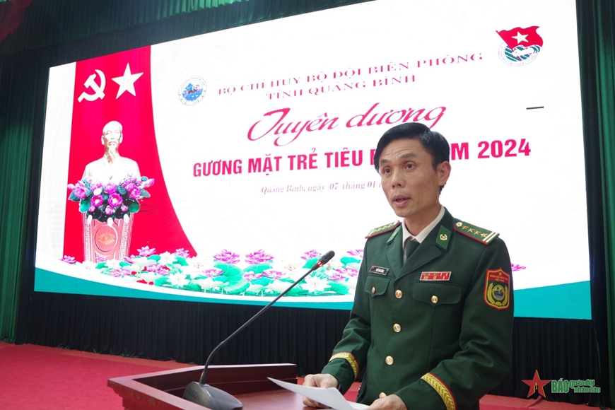 Bộ đội Biên phòng tỉnh Quảng Bình tuyên dương "Gương mặt trẻ tiêu biểu" năm 2024