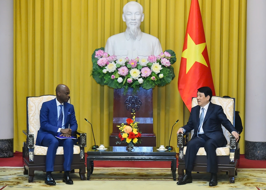 Chủ tịch nước Lương Cường tiếp Bộ trưởng Ngoại giao Togo