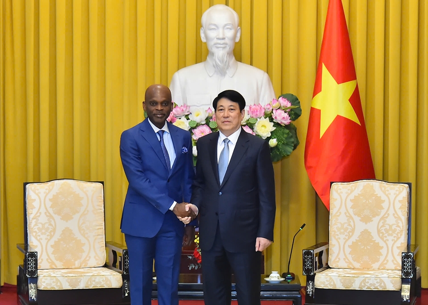 Chủ tịch nước Lương Cường tiếp Bộ trưởng Ngoại giao Togo