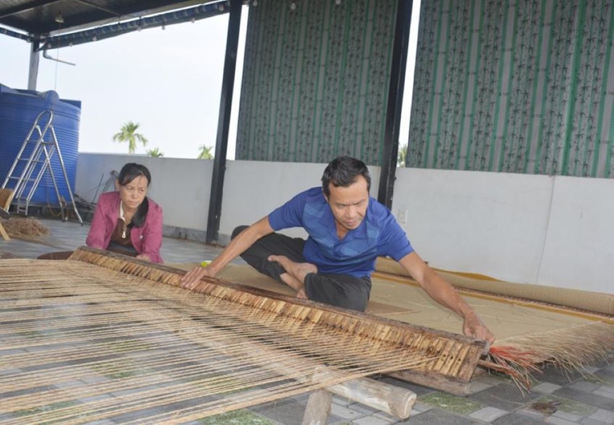 Giữ “hồn” chiếu cói Nga Sơn