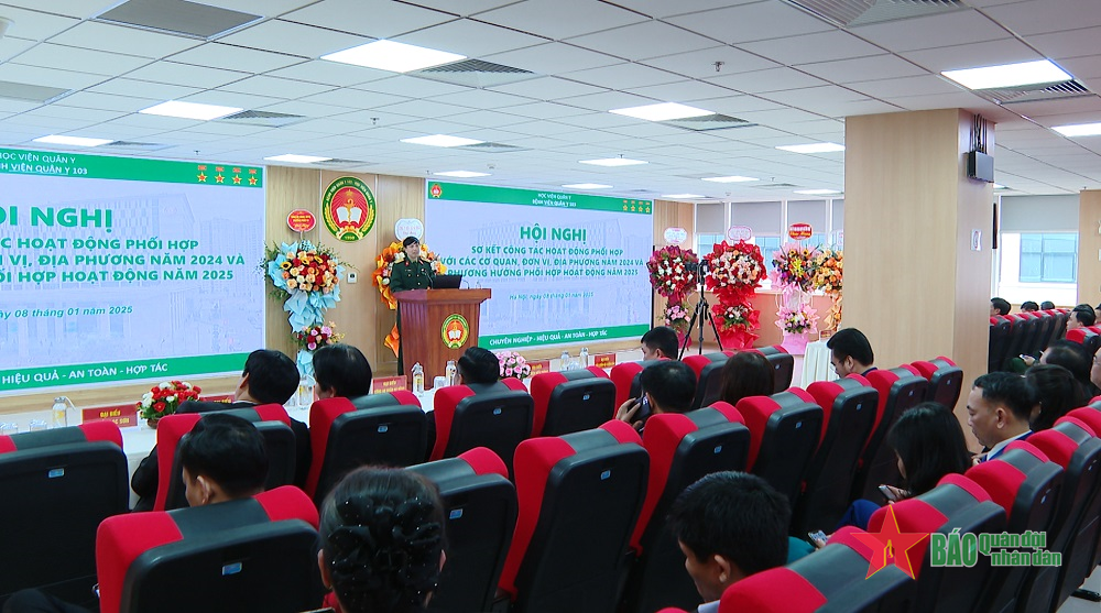 Tăng cường công tác phối hợp giữa Bệnh viện Quân y 103 với các cơ quan, đơn vị, địa phương