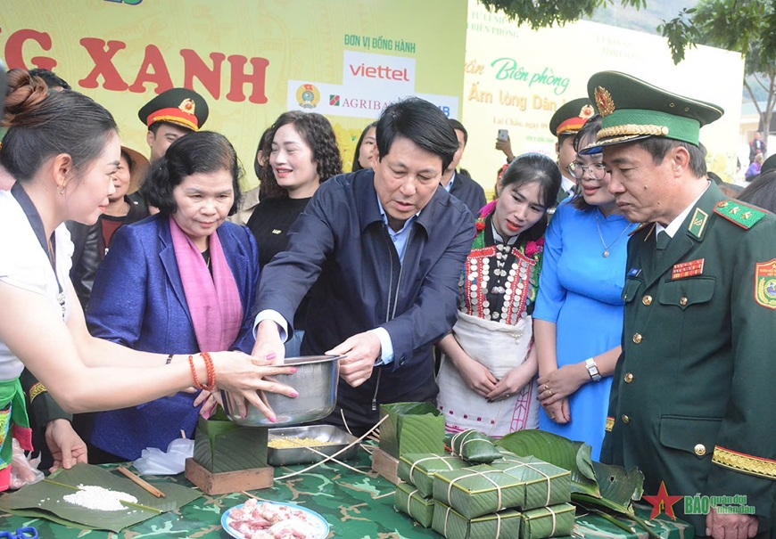 Chủ tịch nước Lương Cường tham dự nhiều hoạt động trong Chương trình “Xuân Biên phòng ấm lòng dân bản”