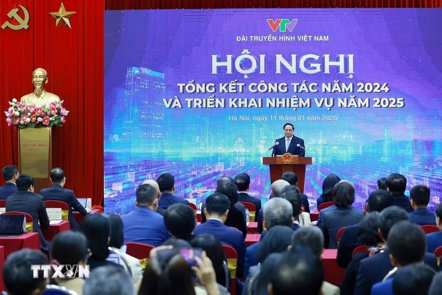 Thủ tướng Chính phủ Phạm Minh Chính: VTV phải có tư duy đổi mới, tầm nhìn chiến lược, nghĩ sâu, làm lớn