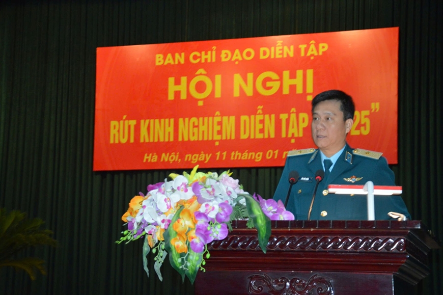 Học viện Phòng không-Không quân hoàn thành tốt diễn tập chỉ huy - cơ quan 1 bên, 2 cấp