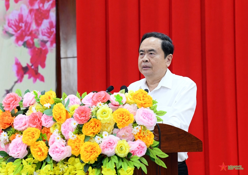 Chủ tịch Quốc hội Trần Thanh Mẫn: Trà Vinh cần quan tâm, chăm lo nâng cao đời sống vật chất, tinh thần của người dân