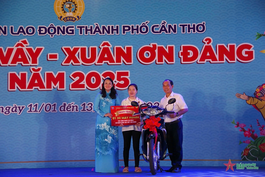 Cần Thơ: Khai mạc chương trình Chợ Tết Công đoàn năm 2025