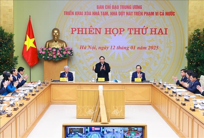 Thủ tướng Phạm Minh Chính chủ trì Phiên họp thứ 2, Ban Chỉ đạo xóa nhà tạm, nhà dột nát