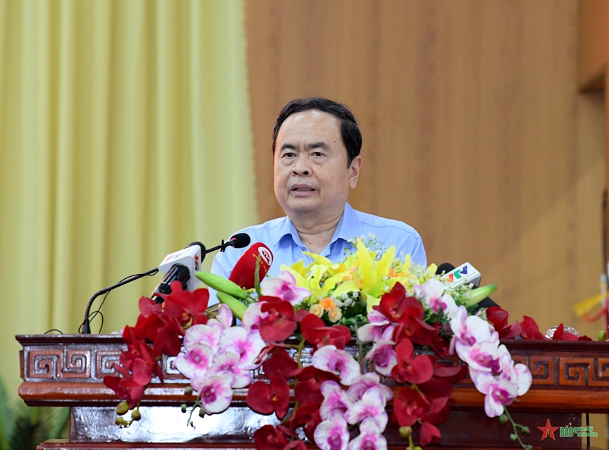 Chủ tịch Quốc hội Trần Thanh Mẫn: Hậu Giang phấn đấu tăng trưởng GRDP đạt 10-11% năm 2025