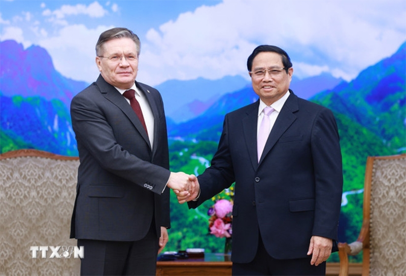 Thủ tướng Phạm Minh Chính tiếp Tổng giám đốc Tập đoàn Rosatom, Liên bang Nga