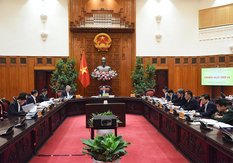 Thủ tướng Phạm Minh Chính chủ trì Phiên họp thứ 10 Ban Chỉ đạo sắp xếp tổ chức bộ máy của Chính phủ