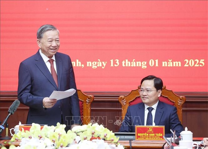 Tổng Bí thư Tô Lâm thăm, làm việc với tỉnh Bắc Ninh