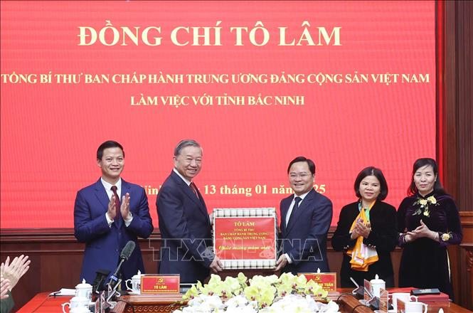 Tổng Bí thư Tô Lâm thăm, làm việc với tỉnh Bắc Ninh