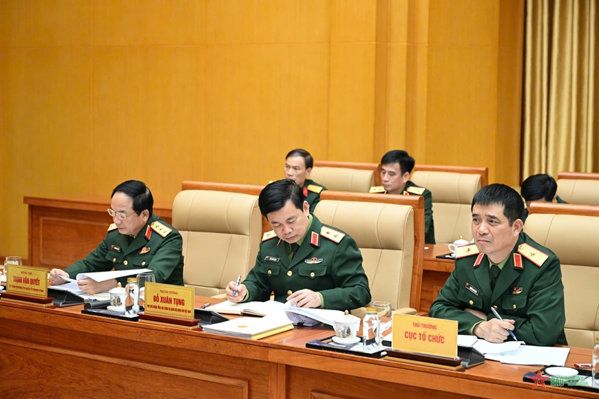 Đại tướng Phan Văn Giang chủ trì Hội nghị Thường vụ Quân ủy Trung ương