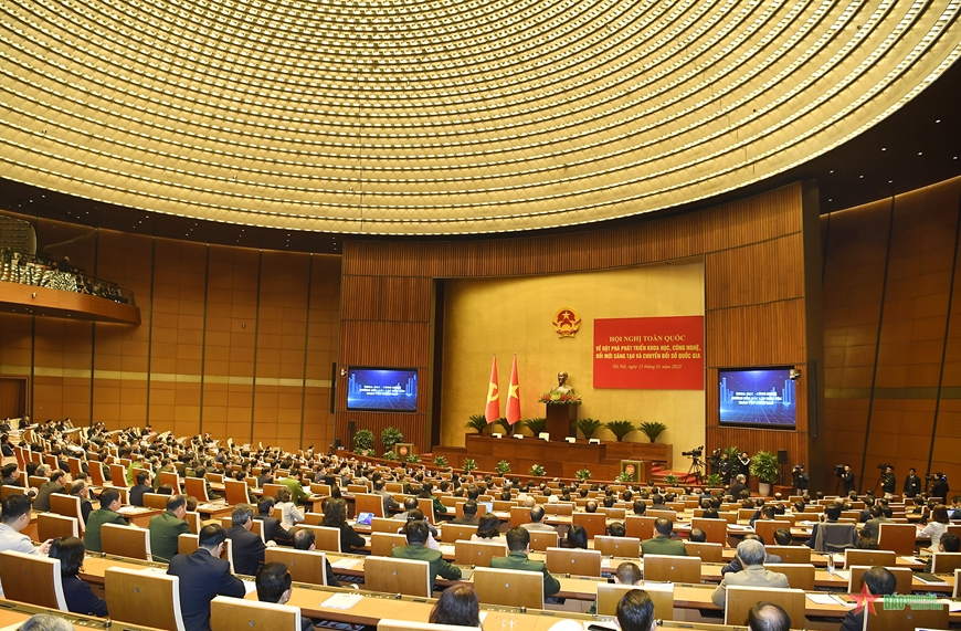 Hội nghị toàn quốc về đột phá phát triển khoa học, công nghệ, đổi mới sáng tạo và chuyển đổi số quốc gia