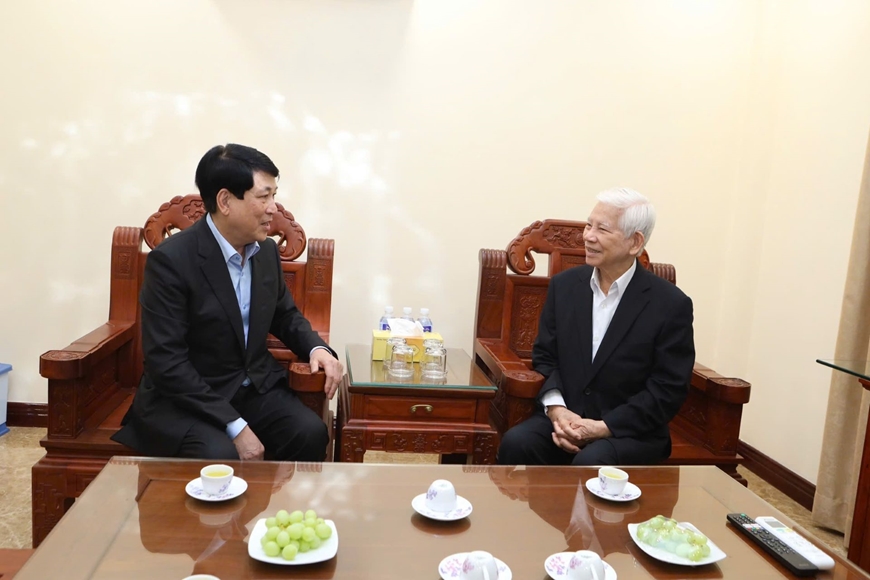 Chủ tịch nước Lương Cường thăm, chúc Tết nguyên Chủ tịch nước Nguyễn Minh Triết và nguyên Chủ tịch nước Trương Tấn Sang