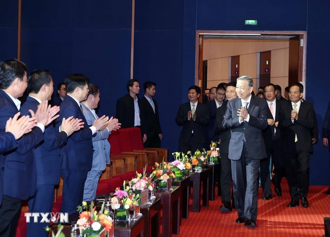 Tổng Bí thư Tô Lâm dự Diễn đàn Quốc gia Phát triển doanh nghiệp công nghệ số Việt Nam lần thứ VI