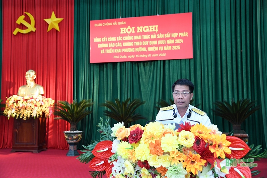 Hội nghị tổng kết công tác chống khai thác hải sản bất hợp pháp, không báo cáo và không theo quy định năm 2024