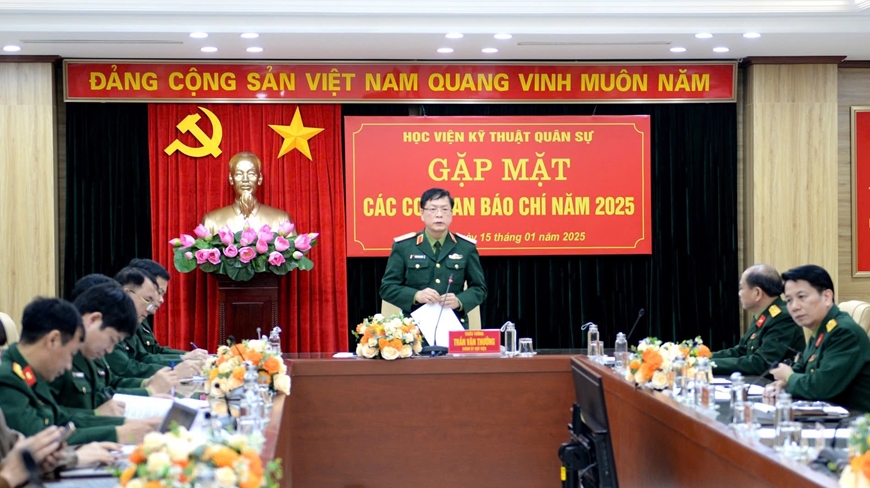 Học viện Kỹ thuật Quân sự gặp mặt các cơ quan báo chí năm 2025