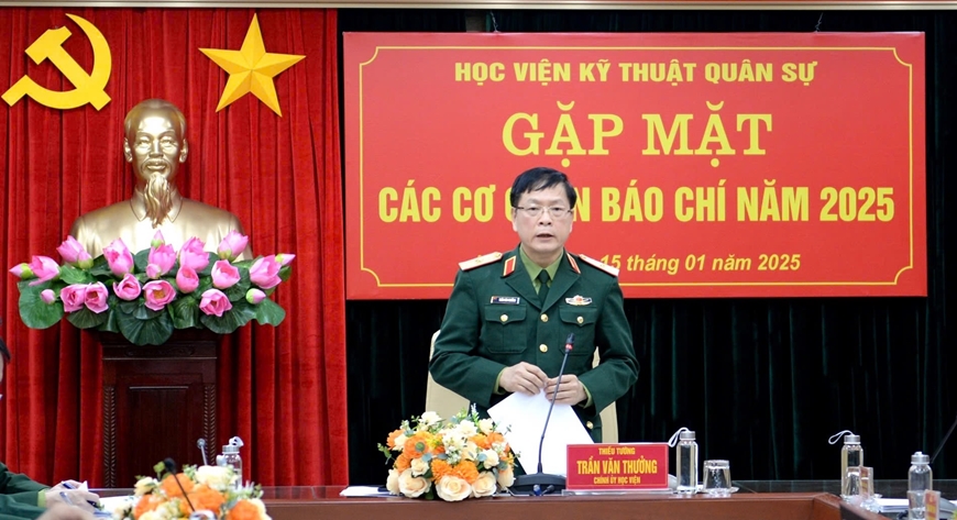 Học viện Kỹ thuật Quân sự gặp mặt các cơ quan báo chí năm 2025
