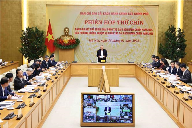 Phiên họp thứ 9 Ban Chỉ đạo cải cách hành chính của Chính phủ 