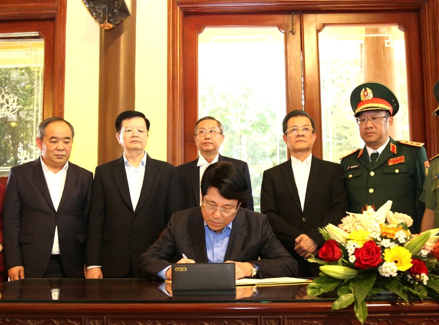 Chủ tịch nước Lương Cường thăm, chúc Tết Đảng bộ, chính quyền và nhân dân tỉnh An Giang