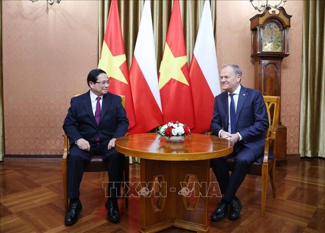 Lễ đón Thủ tướng Phạm Minh Chính thăm chính thức Ba Lan