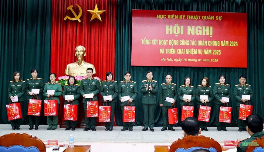 Học viện Kỹ thuật Quân sự tổ chức thực hiện hiệu quả hoạt động công tác quần chúng